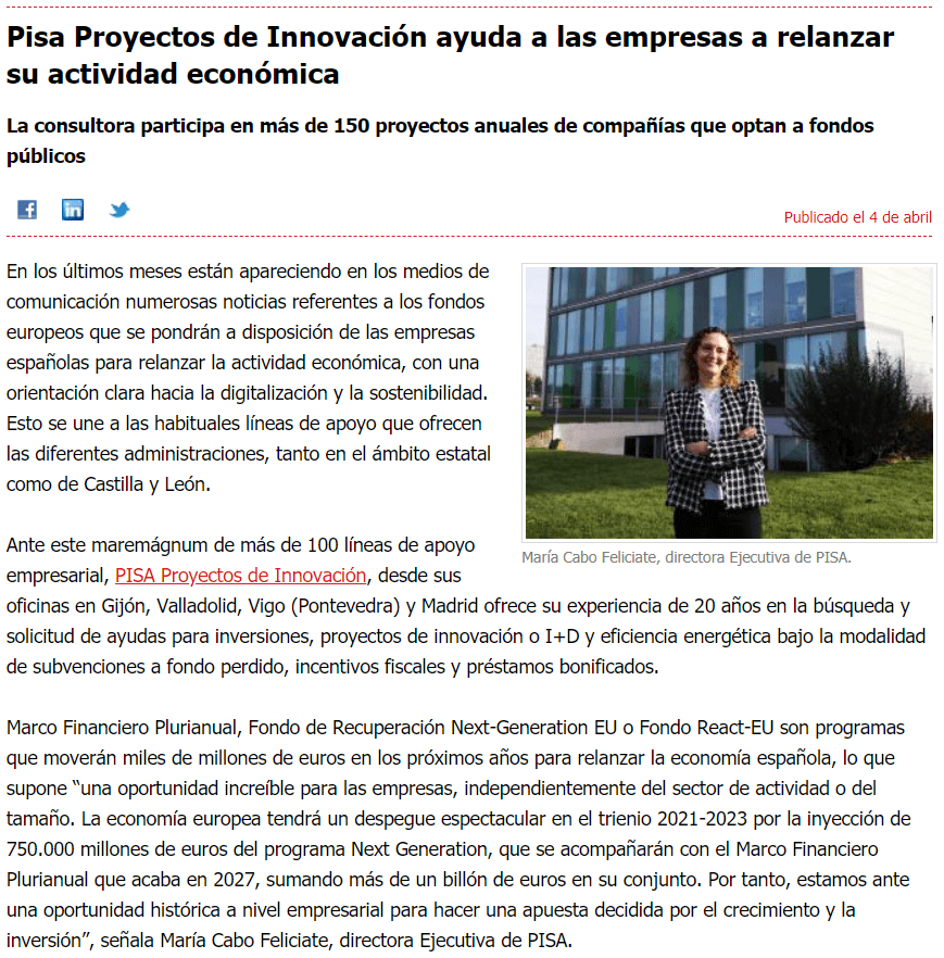 Pisa Castilla y Len Econmica