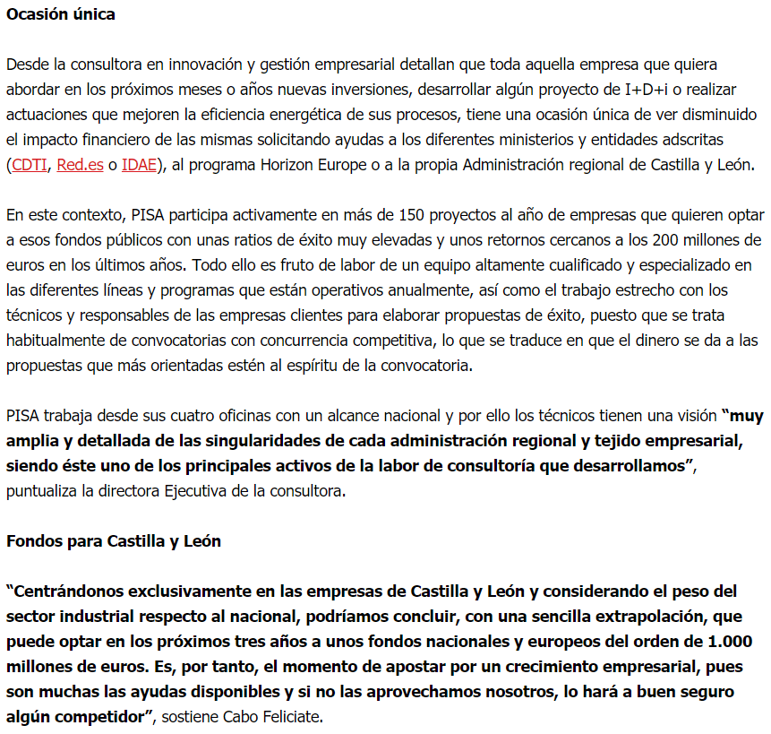 Pisa Castilla y Len Econmica 2