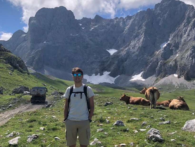 David en los PIcos de Europa