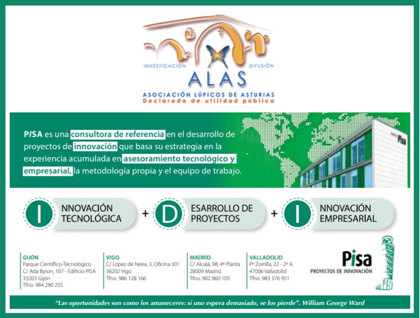 Colaboración PISA con la revista ALAS